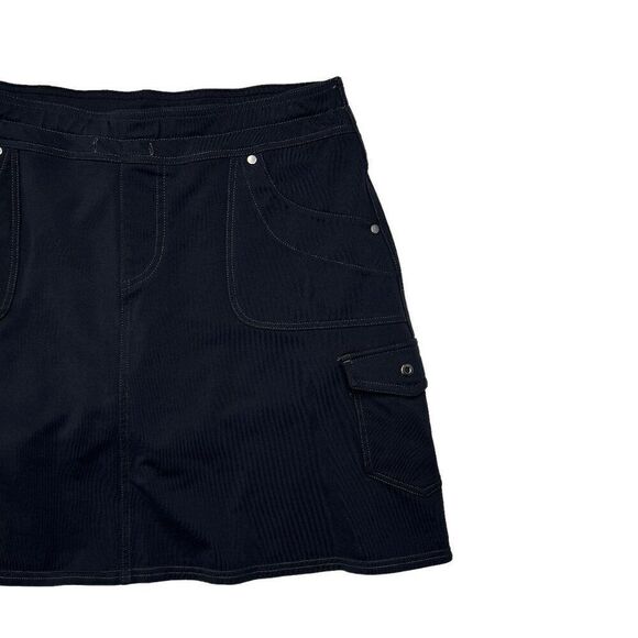 Kuhl Skirt Women's Medium Black Performance Stretch Tennis Golf Active‎ Skirt - Picture 4 of 12